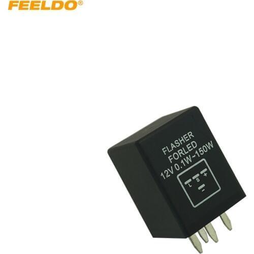 MOTOBOTS 1PC 4-Pin car Motorcycle Electronic LED flashers Turn Signal Relay Fix flasher #HQ5352