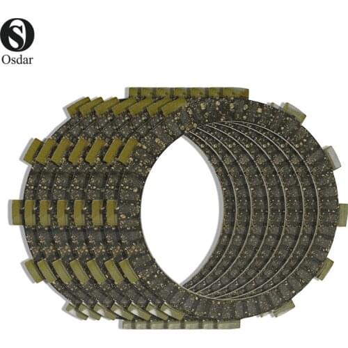 Motorcycle Clutch Friction Plates Kit For Suzuki RGV 250 90-94 DR 350 90-99 GSX 400 80-87 1989- GS 450 80-81 84-88 GS 500 89-07