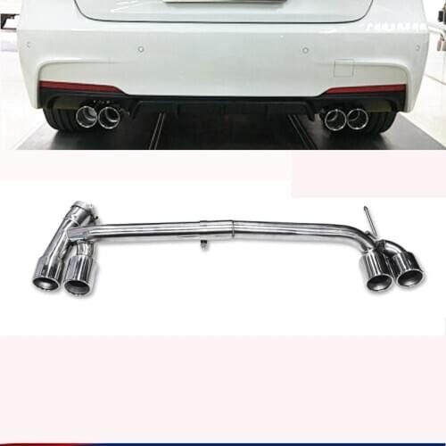 AK MUFFLERTIP Exhaust Tip For F30 Muffler tip tailpipe Car Exhaust Pipe Stainless Steel fit BMW F30 320i 318i M Sport 3 Series