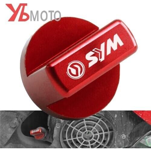 New Aluminum Engine Plug Cover For SYM CRUISYM 300 GTS300i RV250 EVO250I MAXSYM 400 T2 T3 JOYMAX Z300 Motorcycle Oil Filler Cap