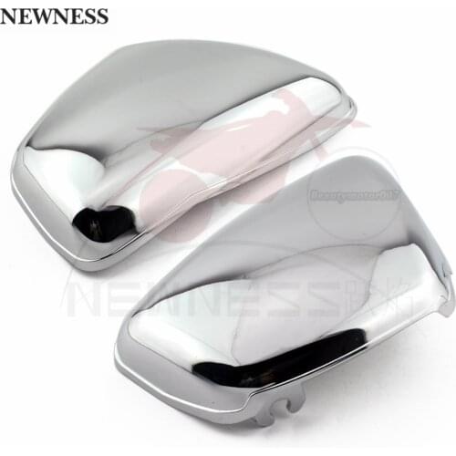Motorcycle Chrome Battery Fairing Cover Right Left Side Protector For Yamaha XV700 750 1000 1100 Virago 1984-Up Moto Parts