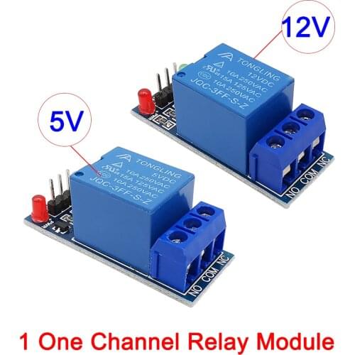 1Pcs DC 5V 12V 1 One Channel Relay Module Low Level Trigger Interface Board Shield for Arduino SCM Household Appliance Control