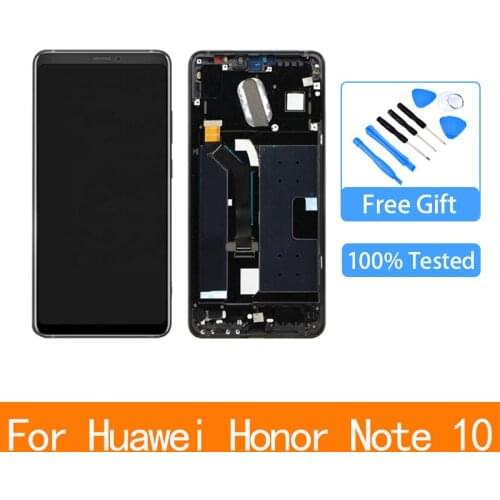 Original For Huawei Honor Note10 LCD Touch Screen Digitizer Assembly For Huawei Note 10 Display with Frame Replacement RVL-AL09