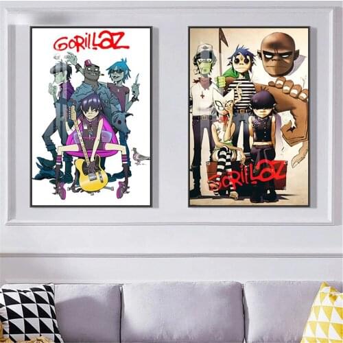 Full Square/Round Drill British Band Gorillaz Diamond Painting 5D Embroidery Art Cross Stitch Kit DIY Mosaic Handmade Home Decor