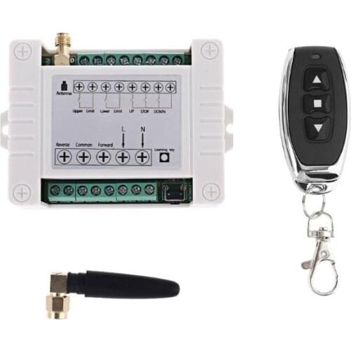 2021 New DC12V/24V/36/48V RF Relay Receiver Controller Module 3CH Wireless Remote Control Switch for Electric Gate Door Window