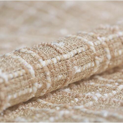 2019 linen woolen weaving soft tweed fabric for coat christmas tissus au metre telas bazin riche getzner tissu tecido tela DIY