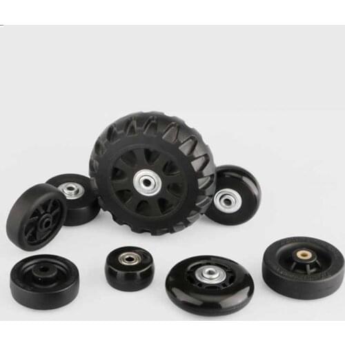 Luggage universal wheel accessories wheels boarding suitcase wheels aircraft silent wheel maintenance shock absorption 18 30inch