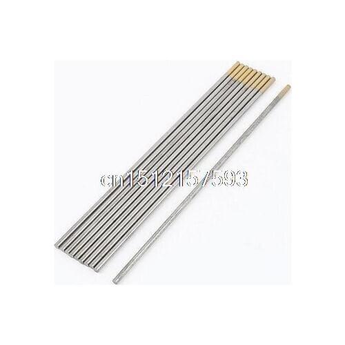10 Pcs TIG Welding 1.5% Lanthanated Tungsten Electrodes 1/8" x 7"