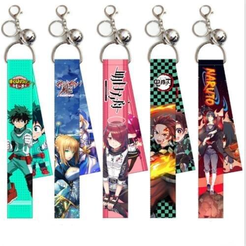 13 Styles Hot Anime YURI!!! on ICE Detective Conan Keychain Delicate Bell Accessories For Clothes Backpack Car Jewelry Key ring