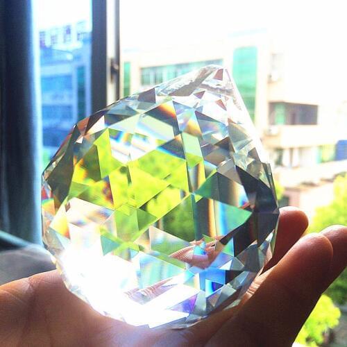 2pcs Free Shipping +100% AAA Quality Guaranteed K9 MC Clear Crystal Faceted Chandelier Balls--80mm Crystal ball, Best Selling