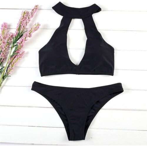 2021 new Nylon and Spandex Plus Size Bikini Set Swimwear Womens Solid Color Bathing Suit Sexy Swimsuit,L/M/S/XL