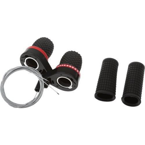 2x 18/21 Levers Handle Bike Twist Grip Gear Cycle Speed Handlebar er