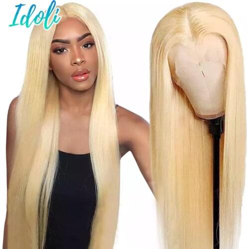 613 Blonde Lace Front Wig Human Hair 13x6 Lace Front Wig Human Hair For Black Woman 30 Inch HD Transpar Lace Front Wig