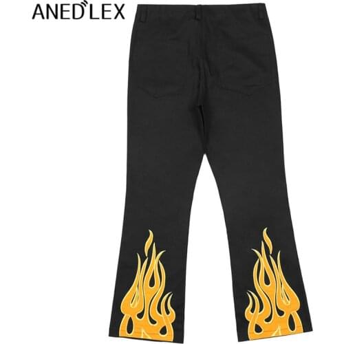 ANEDLEX Men's Flared Jeans