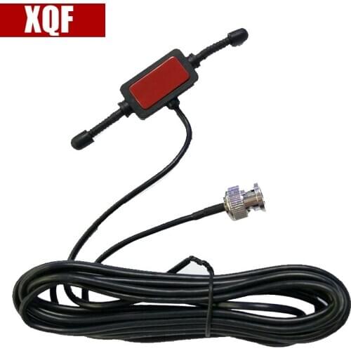 XQF Radioddity Scanner Antenna for Uniden for Motorola Two Radio BNC Glass Mount 4" Mobile Full Band Walkie Talkie Transceiver