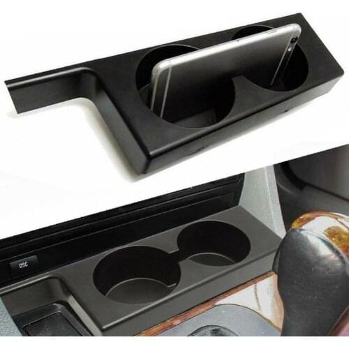 Car Cup Holder Modified Parts Black Front Bottle Drink Holder for BMW 5 Series M5 E39 97-03 car accessories Drinks Holders