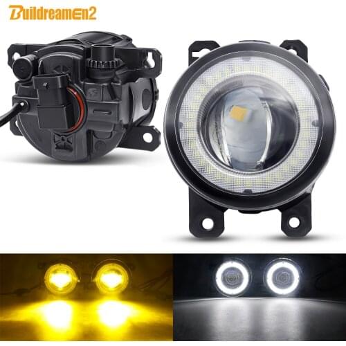 2 Pieces Car LED Lens Fog Light Angel Eye DRL Fog Daytime Running Lamp 30W 3000LM 12V For Jaguar XK S-Type XJ X-Type X358