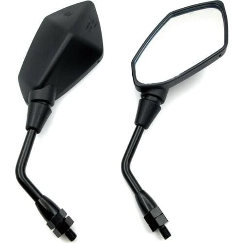 For Kawasaki Z750 Z 750 2004-2011 Z1000 Z 1000 2003-2015 Motorcycle Scooter Plastic Black Rearview Side Mirrors Rear View Mirror