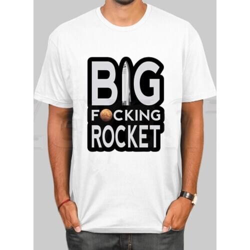 Space X Logo Occupy Mars Rocket SpaceX T Shirts Fashion Men and Women Top T-shirt Short Sleeve Unisex Tshirt Streetwear