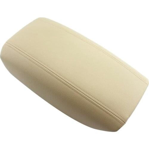 Car Center Console Leather Armrest Box Cover Storage Cover for Volvo S80 1999-2006