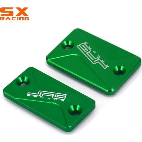 Motorcycle Front and Rear Brake Reservoir Cap Cover For KAWASAKI D-TRACKER125 KLX125 10-16 KLX150S 2009-2013 KLX250 KLX300 93-16