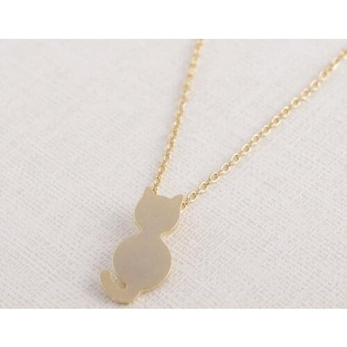 Fashion Cute Cat Necklace Jewelry pendant Necklace for women choker necklace jewelry Gold and Silver