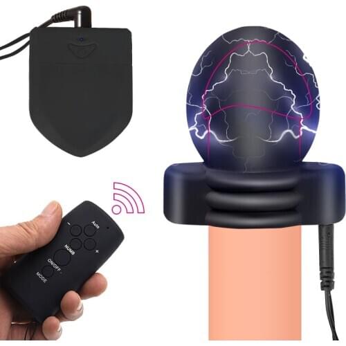 Male Electric Masturbating Machines/Accessories Masaturbate Penis Massage Reusable Glans Masturbator For Man Electro Sex Toys