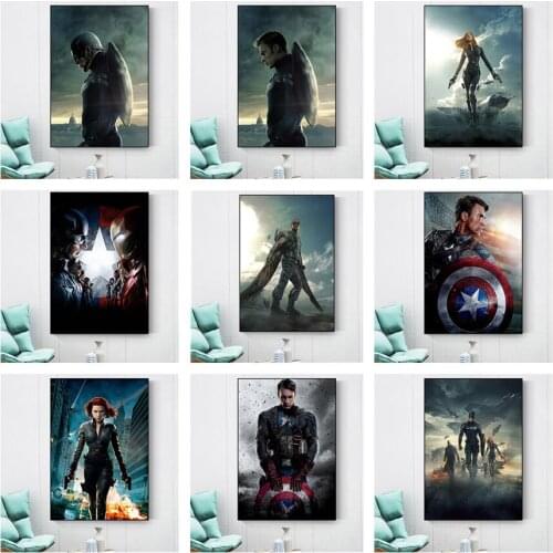 5D Disney Diamond Painting Mosaic Cross Stitch Kits Captain America Movie Marvel Superhero All Square Handmade Bedroom Decor