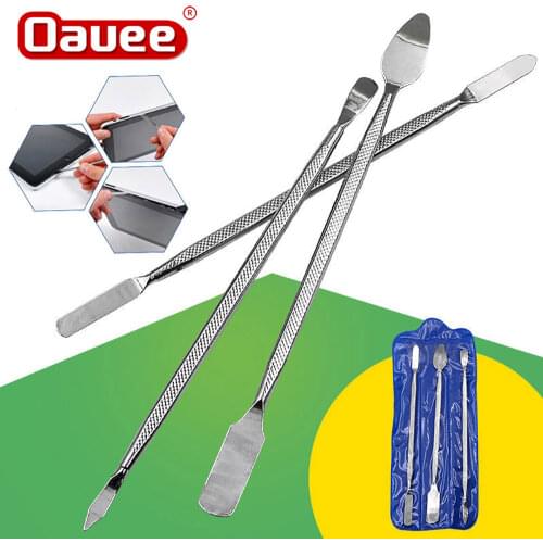 3pcs Universal Mobile Phone Repair Opening Tool Metal Disassemble Crowbar Metal Steel Pry Phone Hand Tool Set
