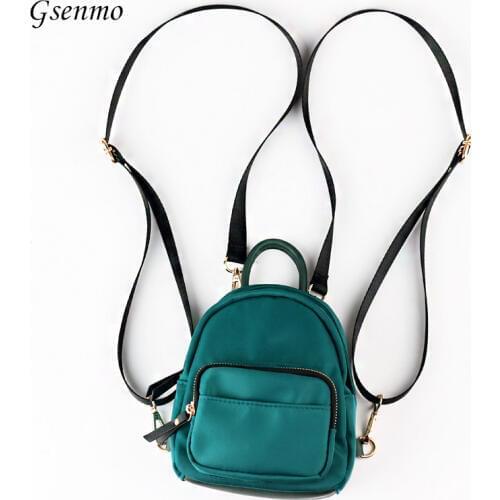 Gsenmo Nylon Women Backpack Mini Backpack Women Back Pack Backpacks For Teenage Girls Rucksack Shoulder Bag School In Stock