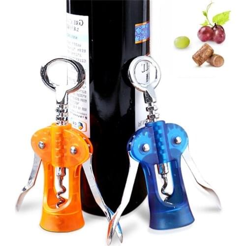 Red Wine Bottle Opener Bottle Corkscrew Handle Corkscrew Openers Essential Kitchen Bar Tools Stainless Steel Gadgets Accessories