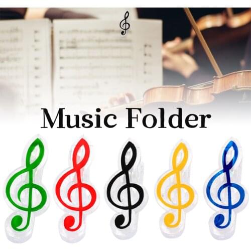 5 Colors Music Book Clips Plastic Quaver Musical Note Page Holder Colorful Bookmarks Stationery Clip For Paper Book Music Stand