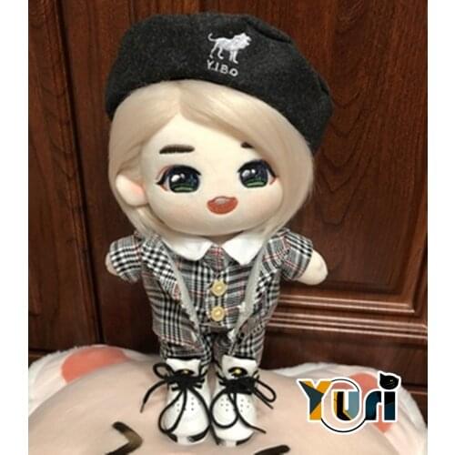 Yuri Wang Yibo Star Plush 25cm Plush Doll Body Toy Collection Stuffed Soft Fan Gift MK New Limit BJYX Lovely Gift C GG