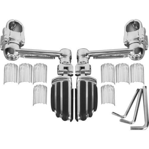 Motorcycle Front Pegs FootPegs Footrest For Honda Goldwing 1800 GL1800 22mm 30mm 35mm