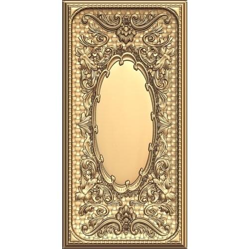 Carved Flower Pattern 3d STL Model for CNC Router 3D Printer Artcam Aspire Bas Relief Home Decor