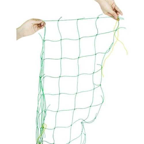 0.9X1.8m/1.8X1.8m/1.8X2.7m/1.8X3.6m Garden Green Nylon Trellis Netting Support Climbing Bean Vegetable Plant Nets Grow Fence 1Pc