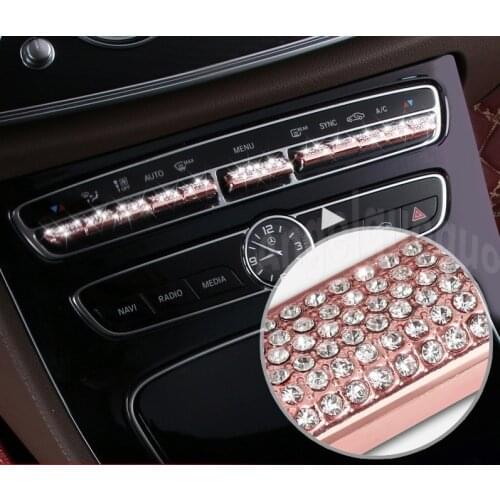 Car Center console button sticker For Mercedes Benz 2016-2017 E-class W213/ 2015-2017 C-class W205