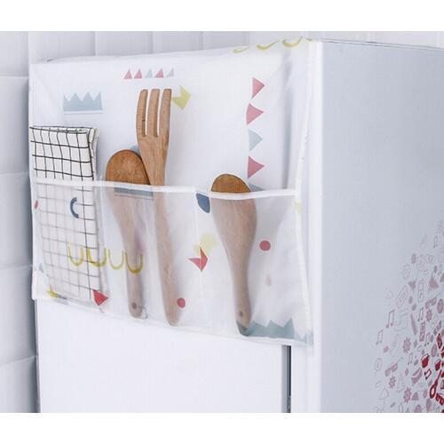 Waterproof Refrigerator Covers Anti-dust Washing machine With Storage Bag For Home Clean Accessories Supplies 128cm*54cm
