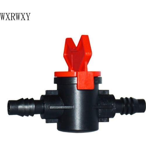 Wxrwxy water irrigation valve drip irrigation valve cranes plastic faucet 8/11 faucet connector tap garden 2pcs