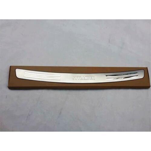 Stainless steel car Rear bumper Protector Sill For Mitsubishi Outlander 2013 2014 2015 2016 2017 2018 Car styling