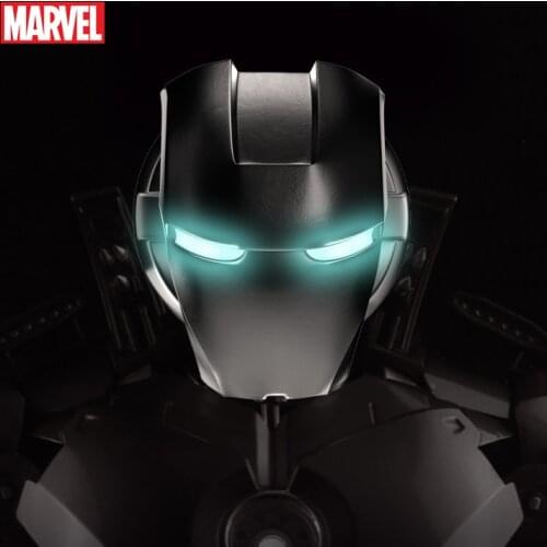 Marvel Iron Man Car One-Click Start Protective Cover Ignition Button Decorative Sticker Car Interior Accessory Metal