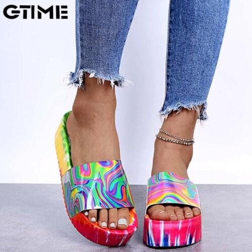 Women Sandals Fashion Platform Shoes For Women Gladiator Female Shoes High Heel Footwear Sandalias Thick Bottom Shoes#SJPAE-190