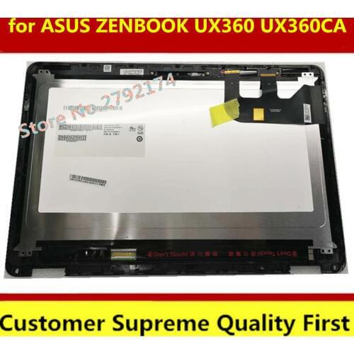 13.3" LED LCD Screen for ASUS ZENBOOK UX360 UX360CA FHD B133HAN02.7 Touch Digitizer Assembly W/ Bezel