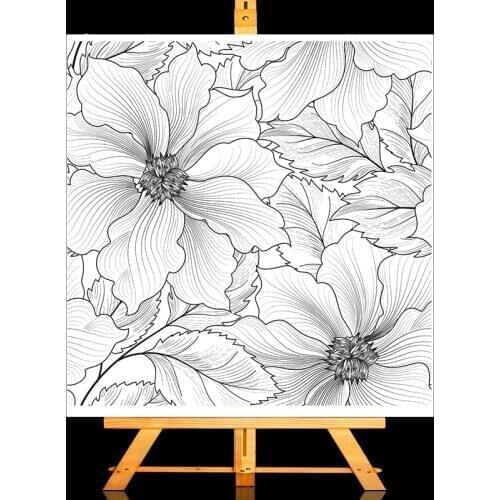 ZhuoAng Huge Flowers Clear Stamps/Card Making Holiday decorations For scrapbooking Transparent stamps