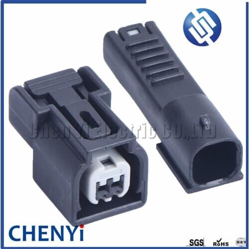 1 set 2 pin male female Auto Fuel Injector Electronic Waterproof Connector Plug CB400 6189-6904