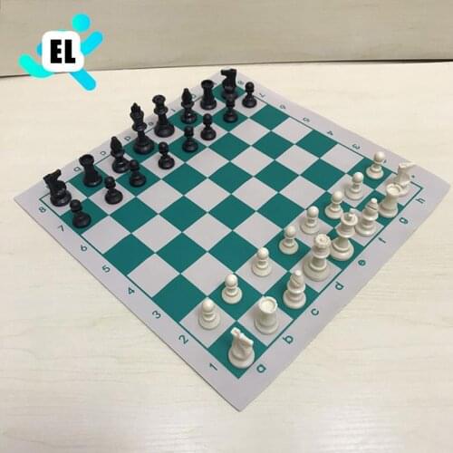 1PCS Pu Leather Material Chess Board ChildrenS Educational Game 42cm X 42cm