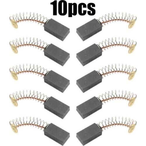 10pcs Cabon Brush Set For Electric Rotary Power Tools Motor Drill Chainsaw Parts