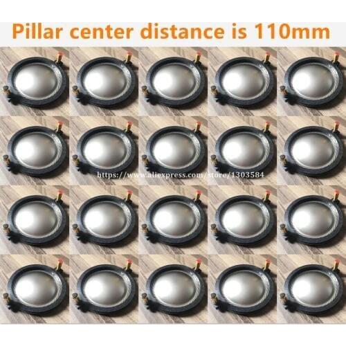 20pcs/lot Diaphragm for B&C DE900, DE910, DE950, DE60, DE63 Driver 8 ohm EAW CD-3514, KF650 74.4mm PURE Aluminum Flat wire