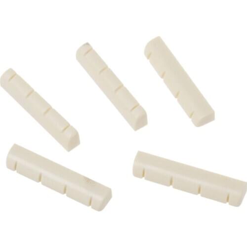 5pcs Ukulele Ivory Slotted Nut