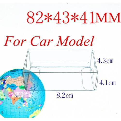 Free shipping 100pcs 82*43*41mm Spot PVC Clear Car Model box